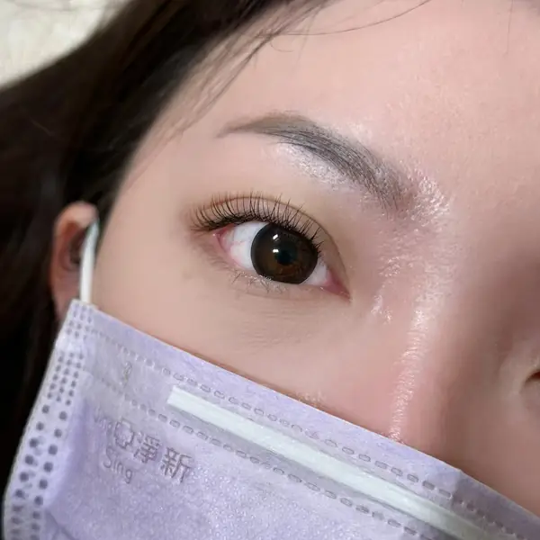 台北中山水貂單根美睫作品